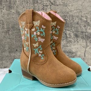 Magellan Outdoors toddler flower cowgirl boots toddler size 5